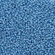 Miyuki rocailles Perlen 15/0 - Duracoat opaque juniper berry blue 15-4485